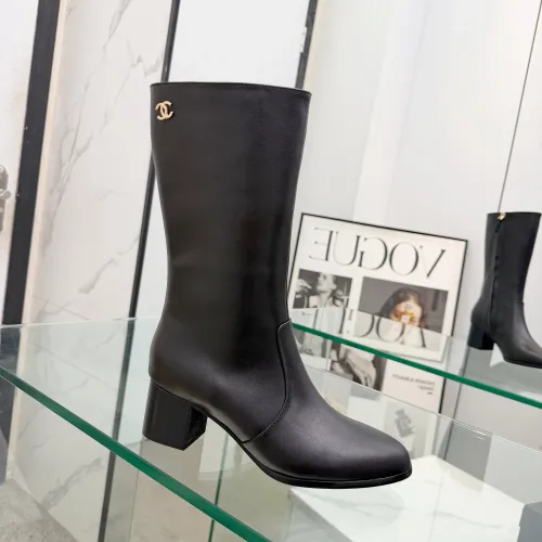 Cheap Chanel Boots For Women #1393056 Replica Wholesale [$125.00 USD] [ITEM#1393056] on Replica Chanel Boots