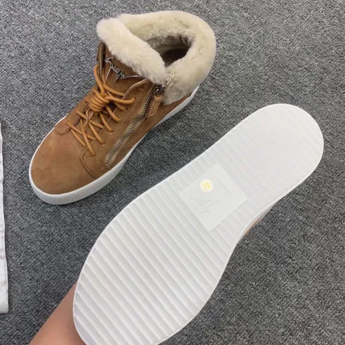 Cheap Giuseppe Zanotti High Tops Shoes For Women #1393127 Replica Wholesale [$100.00 USD] [ITEM#1393127] on Replica Giuseppe Zanotti High Tops Shoes