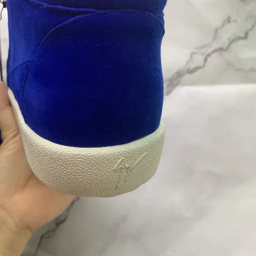Cheap Giuseppe Zanotti High Tops Shoes For Men #1393130 Replica Wholesale [$100.00 USD] [ITEM#1393130] on Replica Giuseppe Zanotti High Tops Shoes