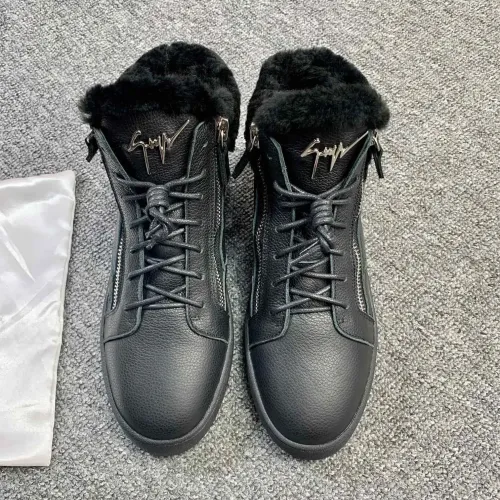 Cheap Giuseppe Zanotti High Tops Shoes For Women #1393131 Replica Wholesale [$102.00 USD] [ITEM#1393131] on Replica Giuseppe Zanotti High Tops Shoes
