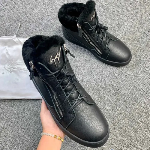 Cheap Giuseppe Zanotti High Tops Shoes For Women #1393131 Replica Wholesale [$102.00 USD] [ITEM#1393131] on Replica Giuseppe Zanotti High Tops Shoes