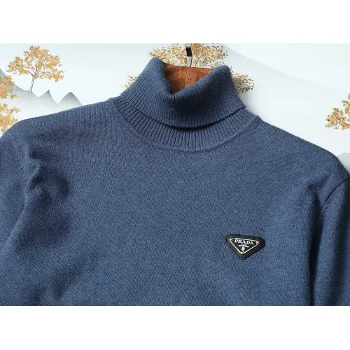 Cheap Prada Sweaters Long Sleeved For Men #1393203 Replica Wholesale [$48.00 USD] [ITEM#1393203] on Replica Prada Sweaters