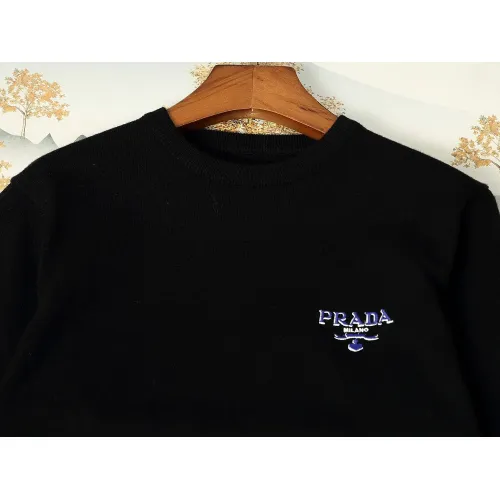 Cheap Prada Sweaters Long Sleeved For Men #1393215 Replica Wholesale [$48.00 USD] [ITEM#1393215] on Replica Prada Sweaters