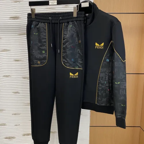Cheap Fendi Tracksuits Long Sleeved For Men #1393291 Replica Wholesale [$92.00 USD] [ITEM#1393291] on Replica Fendi Tracksuits