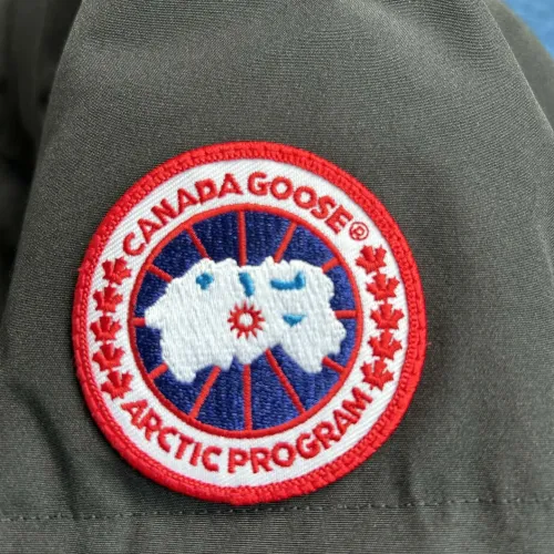 Cheap Canada Goose Down Feather Coat Long Sleeved For Unisex #1393296 Replica Wholesale [$132.00 USD] [ITEM#1393296] on Replica Canada Goose Down Feather Coat