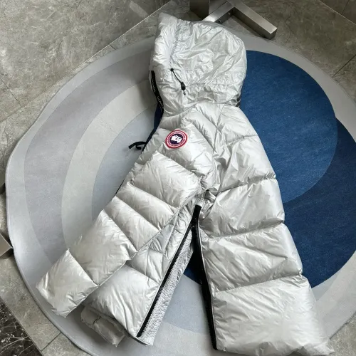 Cheap Canada Goose Down Feather Coat Long Sleeved For Women #1393300 Replica Wholesale [$182.00 USD] [ITEM#1393300] on Replica Canada Goose Down Feather Coat