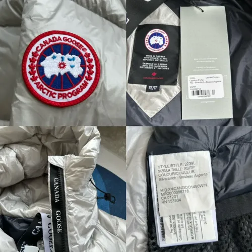 Cheap Canada Goose Down Feather Coat Long Sleeved For Women #1393300 Replica Wholesale [$182.00 USD] [ITEM#1393300] on Replica Canada Goose Down Feather Coat