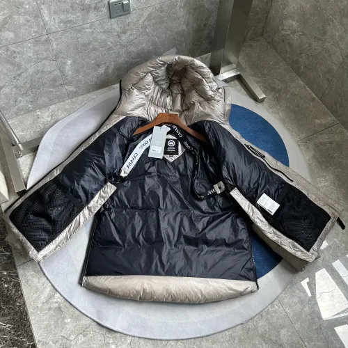 Cheap Canada Goose Down Feather Coat Long Sleeved For Women #1393301 Replica Wholesale [$182.00 USD] [ITEM#1393301] on Replica Canada Goose Down Feather Coat