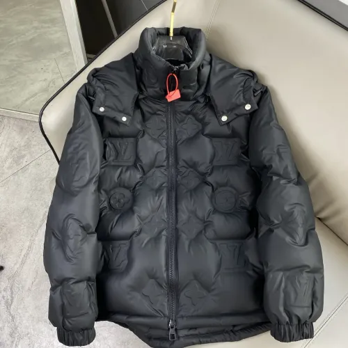 Cheap Louis Vuitton LV Down Feather Coat Long Sleeved For Men #1393355 Replica Wholesale [$232.00 USD] [ITEM#1393355] on Replica Louis Vuitton LV Down Feather Coat