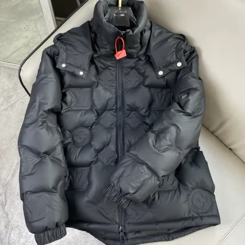 Cheap Louis Vuitton LV Down Feather Coat Long Sleeved For Men #1393355 Replica Wholesale [$232.00 USD] [ITEM#1393355] on Replica Louis Vuitton LV Down Feather Coat