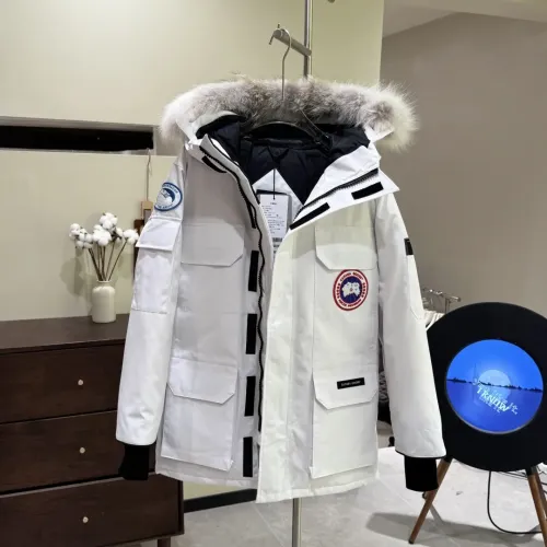 Cheap Canada Goose Down Feather Coat Long Sleeved For Unisex #1393360 Replica Wholesale [$160.00 USD] [ITEM#1393360] on Replica Canada Goose Down Feather Coat