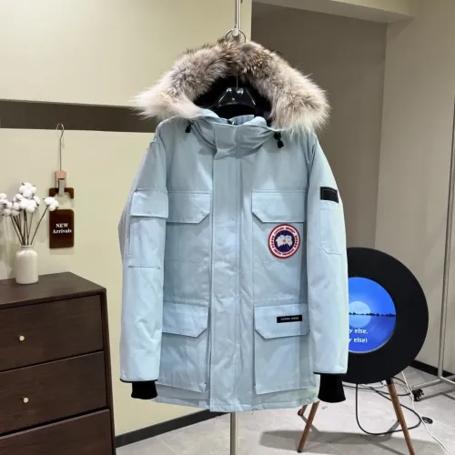 Canada Goose Down Feather Coat Long Sleeved For Unisex #1393364