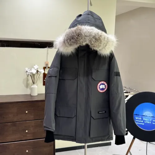 Cheap Canada Goose Down Feather Coat Long Sleeved For Unisex #1393367 Replica Wholesale [$160.00 USD] [ITEM#1393367] on Replica Canada Goose Down Feather Coat