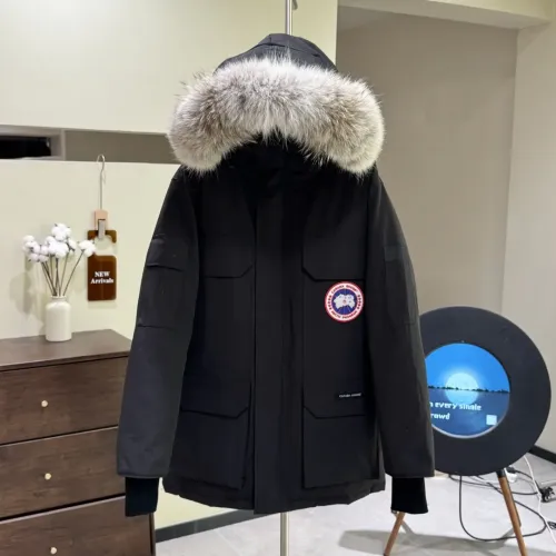 Cheap Canada Goose Down Feather Coat Long Sleeved For Unisex #1393368 Replica Wholesale [$160.00 USD] [ITEM#1393368] on Replica Canada Goose Down Feather Coat