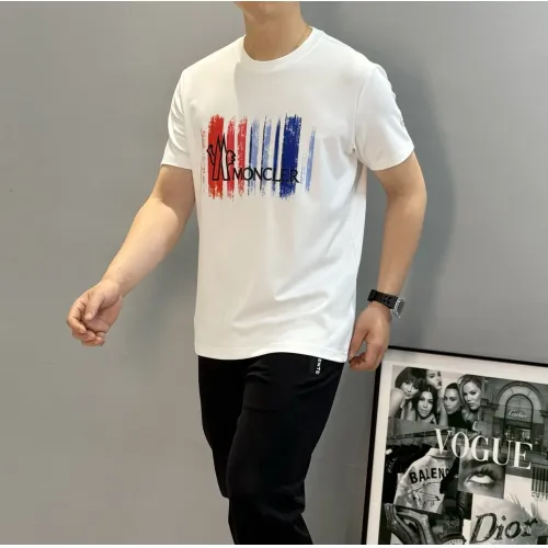 Cheap Moncler T-Shirts Short Sleeved For Men #1393375 Replica Wholesale [$80.00 USD] [ITEM#1393375] on Replica Moncler T-Shirts