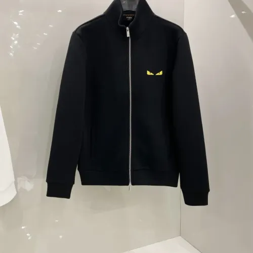 Cheap Fendi Jackets Long Sleeved For Men #1393394 Replica Wholesale [$112.00 USD] [ITEM#1393394] on Replica Fendi Jackets