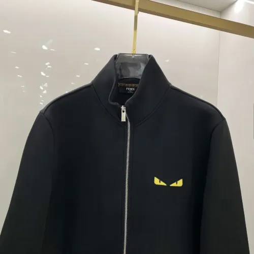 Cheap Fendi Jackets Long Sleeved For Men #1393394 Replica Wholesale [$112.00 USD] [ITEM#1393394] on Replica Fendi Jackets