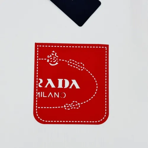 Cheap Prada T-Shirts Short Sleeved For Men #1393459 Replica Wholesale [$72.00 USD] [ITEM#1393459] on Replica Prada T-Shirts