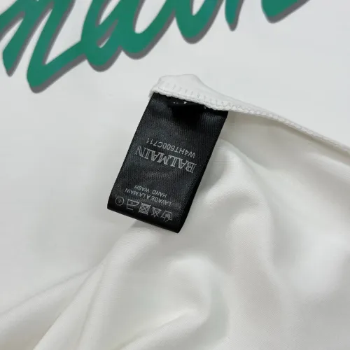 Cheap Balmain T-Shirts Long Sleeved For Men #1393464 Replica Wholesale [$80.00 USD] [ITEM#1393464] on Replica Balmain T-Shirts