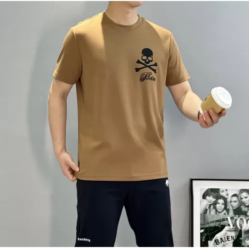 Cheap Philipp Plein PP T-Shirts Short Sleeved For Men #1393604 Replica Wholesale [$76.00 USD] [ITEM#1393604] on Replica Philipp Plein PP T-Shirts
