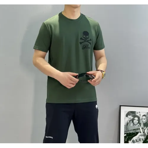 Cheap Philipp Plein PP T-Shirts Short Sleeved For Men #1393605 Replica Wholesale [$76.00 USD] [ITEM#1393605] on Replica Philipp Plein PP T-Shirts