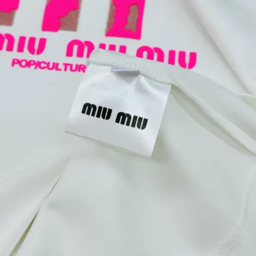Cheap MIU MIU T-Shirts Short Sleeved For Men #1393607 Replica Wholesale [$80.00 USD] [ITEM#1393607] on Replica MIU MIU T-Shirts