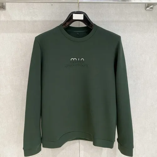 Cheap MIU MIU Hoodies Long Sleeved For Men #1393627 Replica Wholesale [$82.00 USD] [ITEM#1393627] on Replica MIU MIU Hoodies
