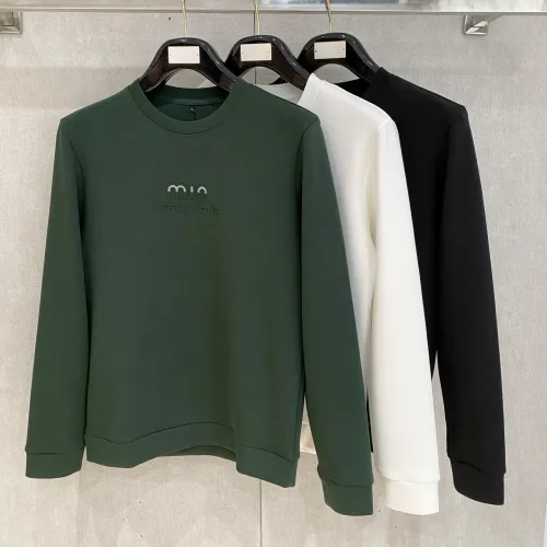 Cheap MIU MIU Hoodies Long Sleeved For Men #1393627 Replica Wholesale [$82.00 USD] [ITEM#1393627] on Replica MIU MIU Hoodies