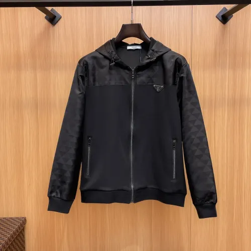 Cheap Prada Tracksuits Long Sleeved For Men #1393664 Replica Wholesale [$128.00 USD] [ITEM#1393664] on Replica Prada Tracksuits
