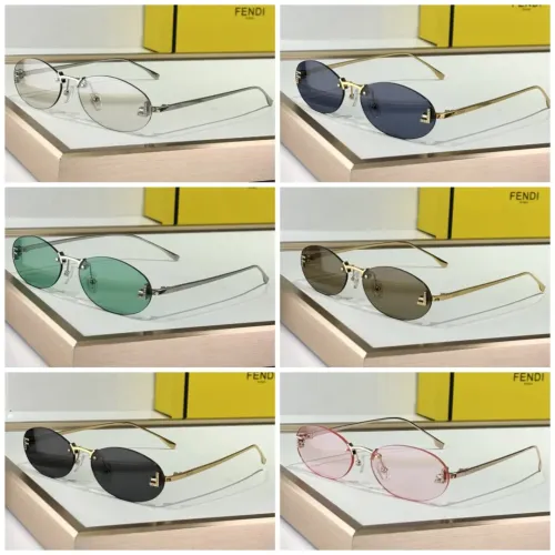 Cheap Fendi AAA Quality Sunglasses #1393998 Replica Wholesale [$64.00 USD] [ITEM#1393998] on Replica Fendi AAA Quality Sunglasses
