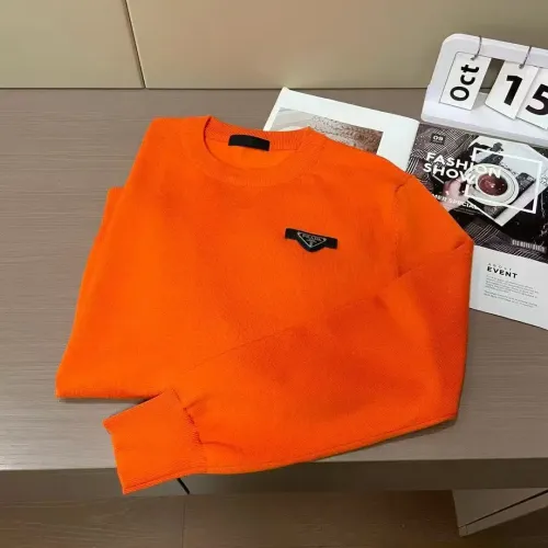 Cheap Prada Sweaters Long Sleeved For Men #1394377 Replica Wholesale [$48.00 USD] [ITEM#1394377] on Replica Prada Sweaters