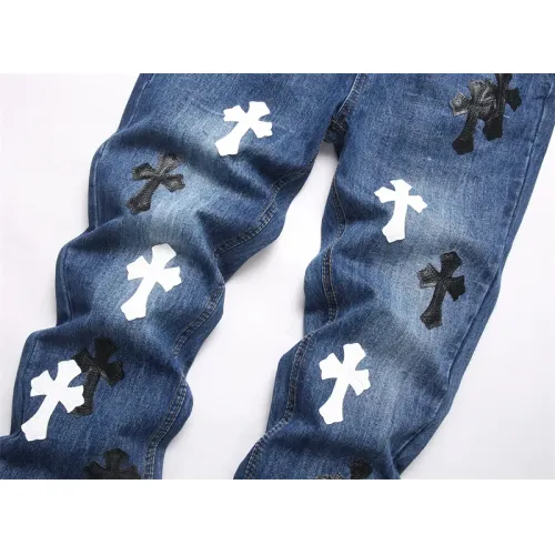 Cheap Chrome Hearts Jeans For Men #1394581 Replica Wholesale [$48.00 USD] [ITEM#1394581] on Replica Chrome Hearts Jeans