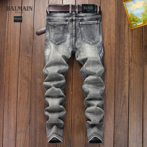 Cheap Balmain Jeans For Men #1394585 Replica Wholesale [$48.00 USD] [ITEM#1394585] on Replica Balmain Jeans
