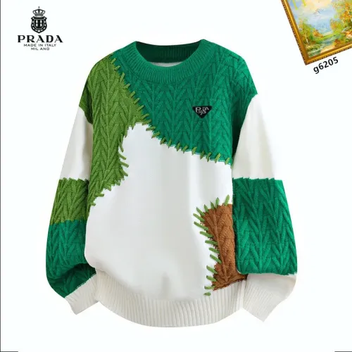 Cheap Prada Sweaters Long Sleeved For Men #1394613 Replica Wholesale [$48.00 USD] [ITEM#1394613] on Replica Prada Sweaters