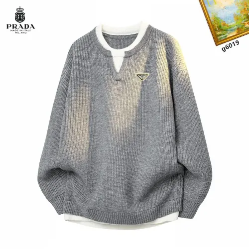 Prada Sweaters Long Sleeved For Men #1394628
