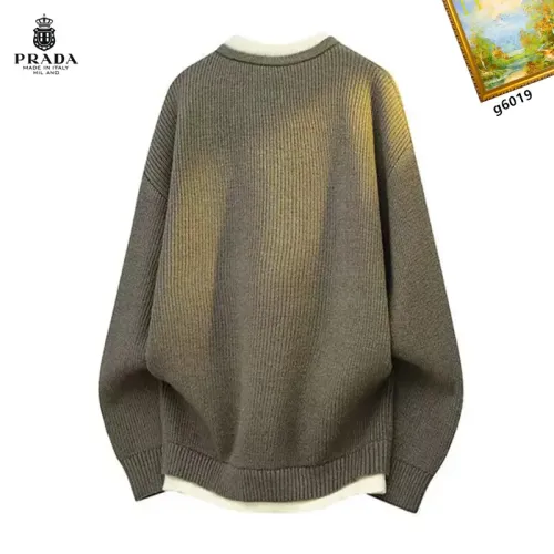 Cheap Prada Sweaters Long Sleeved For Men #1394631 Replica Wholesale [$48.00 USD] [ITEM#1394631] on Replica Prada Sweaters