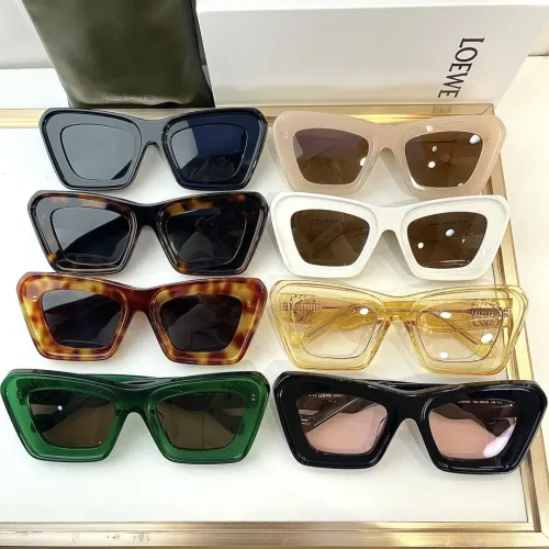 Cheap LOEWE AAA Quality Sunglasses #1394658 Replica Wholesale [$60.00 USD] [ITEM#1394658] on Replica LOEWE AAA Quality Sunglasses