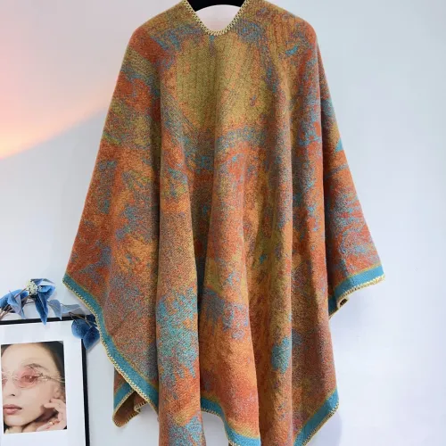 Cheap Hermes Poncho For Women #1394907 Replica Wholesale [$68.00 USD] [ITEM#1394907] on Replica Hermes Scarf