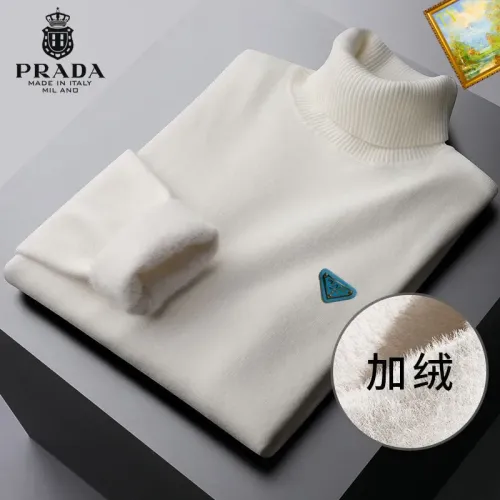 Cheap Prada Sweaters Long Sleeved For Men #1394996 Replica Wholesale [$48.00 USD] [ITEM#1394996] on Replica Prada Sweaters