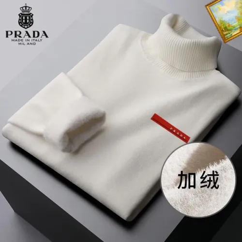 Cheap Prada Sweaters Long Sleeved For Men #1395046 Replica Wholesale [$48.00 USD] [ITEM#1395046] on Replica Prada Sweaters
