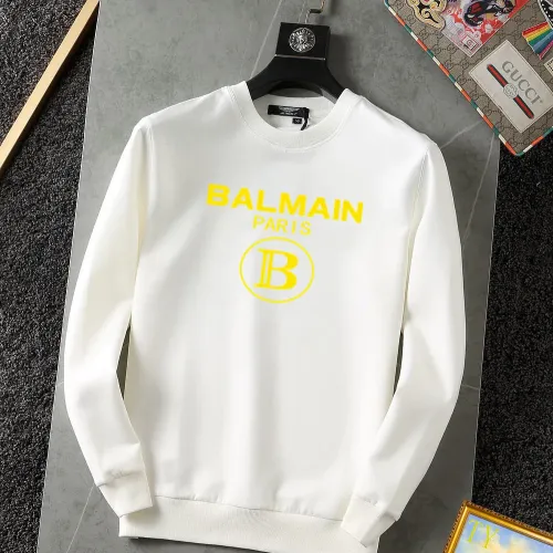 Cheap Balmain Hoodies Long Sleeved For Men #1395103 Replica Wholesale [$40.00 USD] [ITEM#1395103] on Replica Balmain Hoodies