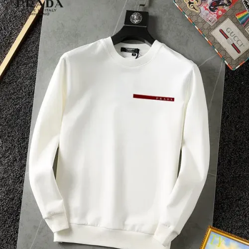 Cheap Prada Hoodies Long Sleeved For Men #1395119 Replica Wholesale [$40.00 USD] [ITEM#1395119] on Replica Prada Hoodies