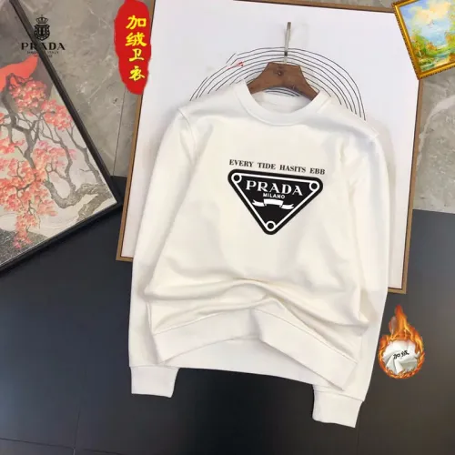Cheap Prada Hoodies Long Sleeved For Men #1395157 Replica Wholesale [$45.00 USD] [ITEM#1395157] on Replica Prada Hoodies