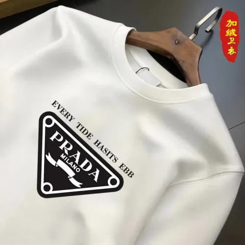 Cheap Prada Hoodies Long Sleeved For Men #1395157 Replica Wholesale [$45.00 USD] [ITEM#1395157] on Replica Prada Hoodies