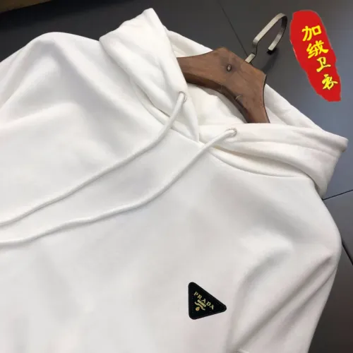 Cheap Prada Hoodies Long Sleeved For Men #1395181 Replica Wholesale [$45.00 USD] [ITEM#1395181] on Replica Prada Hoodies