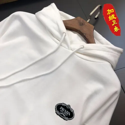 Cheap Prada Hoodies Long Sleeved For Men #1395191 Replica Wholesale [$45.00 USD] [ITEM#1395191] on Replica Prada Hoodies