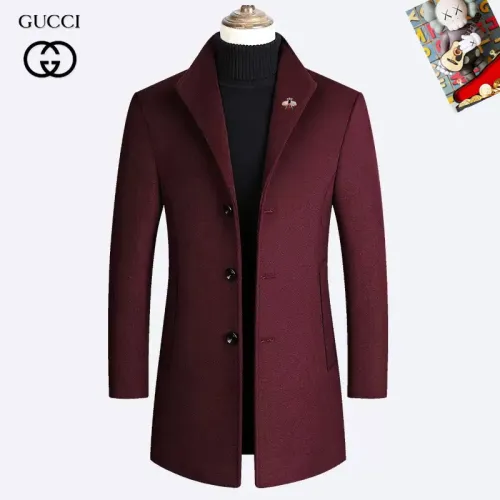 Gucci Coats Long Sleeved For Men #1395422