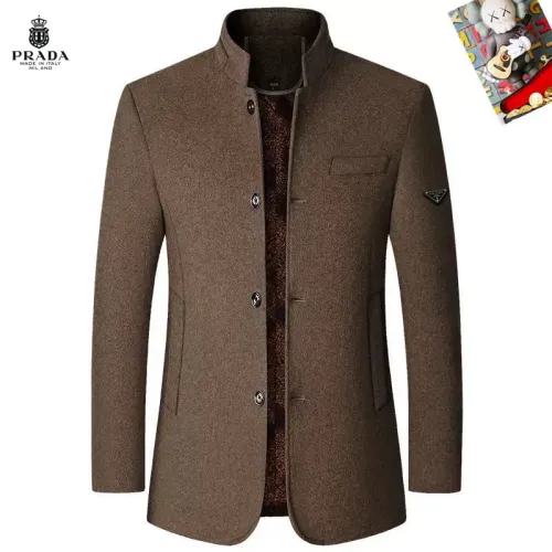 Prada Coats Long Sleeved For Men #1395437
