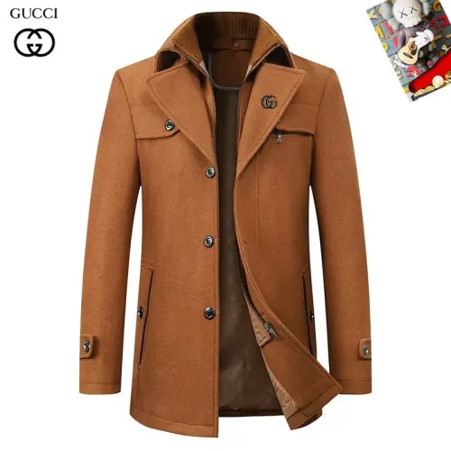 Gucci Coats Long Sleeved For Men #1395491