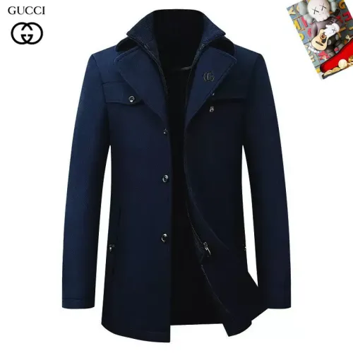 Gucci Coats Long Sleeved For Men #1395493
